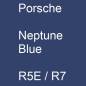 Preview: Porsche, Neptune Blue, R5E / R7.